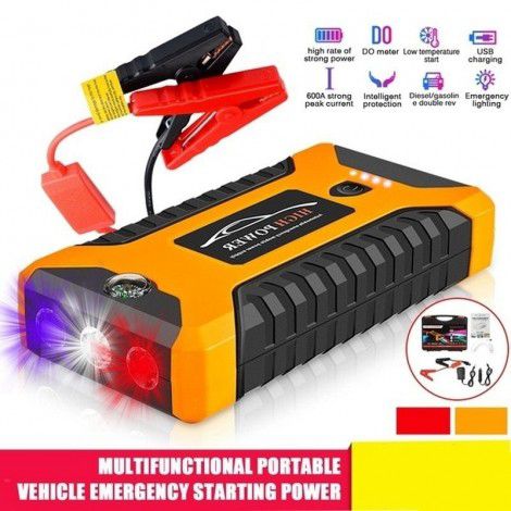 Vehicle emergency starting power supply 12V vehicle mobile power charger power supply vehicle emergency starter