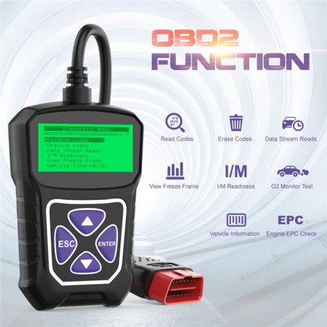 Obdprogmt100obd2 scanner automotive engine tester automotive diagnostic tool multilingual