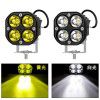 Automobile LED work light, running light, 3-inch 40W small square light, off-road light, motorcycle spotlight with flash