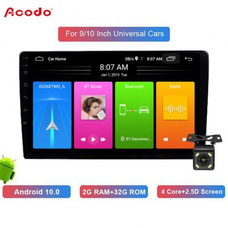 Cross border dedicated 9-inch 10.1-inch Android 10.0 car navigation player navigation WiFi Bluetooth radio