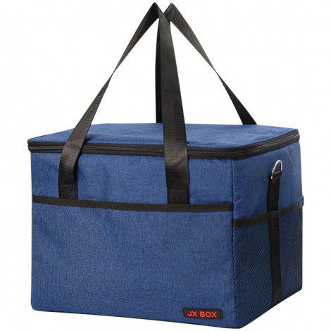 Portable incubator, car refrigerator, large capacity ice bag, outdoor fresh-keeping cold bag, thickened heat preservation aluminum foil insulation bag