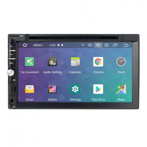 Cross border 7-inch android with physical keys general locomotive navigation GPS car MP4 radio DVD player