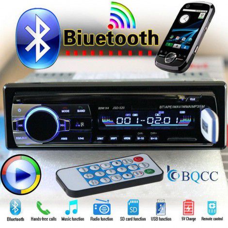 Car Bluetooth MP3 player radio car MP3 handsfree phone card DVD