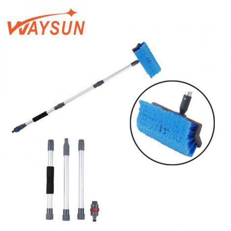 New detachable telescopic water brush car cleaning brush long handle soft brush car washing tools wholesale