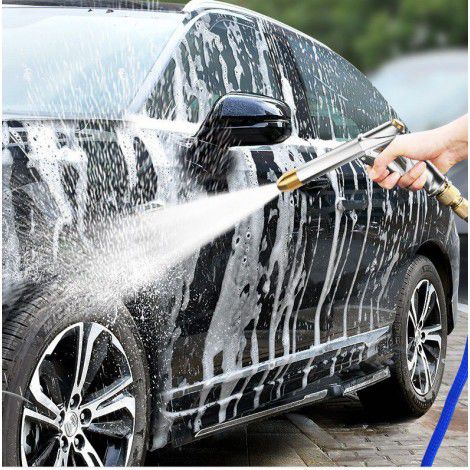 Manufacturers wholesale high-pressure water gun, home garden hose set, car wash telescopic hose, garden gardening watering tools