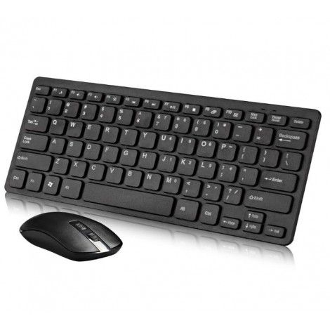 Wholesale spot cross-border dedicated wireless 2.4G mini keyboard and mouse set 901 office wireless keyboard and mouse set