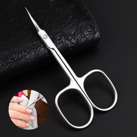 Stainless steel Russian front dead skin scissors to remove barbs, nail tip scissors, beauty scissors, eyebrow scissors, beauty tools, eyelid patches