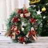New Christmas decorative wreath manual simulation Christmas Wreath door hanging window props decoration wholesale