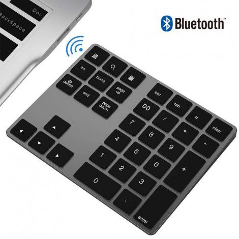 Aluminum alloy digital keyboard 34 key charging Bluetooth digital keyboard thin wireless digital keyboard manufacturer wholesale