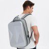 Cross border 2022 new Korean version large capacity hard case computer bag laser Lingge men's Laptop Backpack