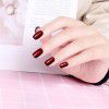 Cross border nail polish is firm and cannot be peeled. It is a non baking nail enhancement product. Student girl nail polish is 36 colors (beishijie color system)