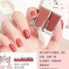 Water based bright surface sanding, non tearing, Twin Star nail polish, two sets, twin nail polish combination, can be substituted