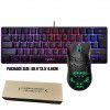 New hxsj61 key game film keyboard RGB light mini keyboard multiple shortcut key combinations factory stock