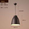 Loft creative single head iron pot cover simple restaurant lighting American retro Nordic Industrial wine bar Chandelier