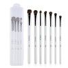 7 makeup brush sets, portable horsehair eye shadow brush, eye makeup brush, beauty tools, available in four colors