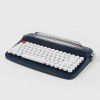 ACTTO Bluetooth wireless office typewriter touch keyboard tablet computer fashion retro round key cap English