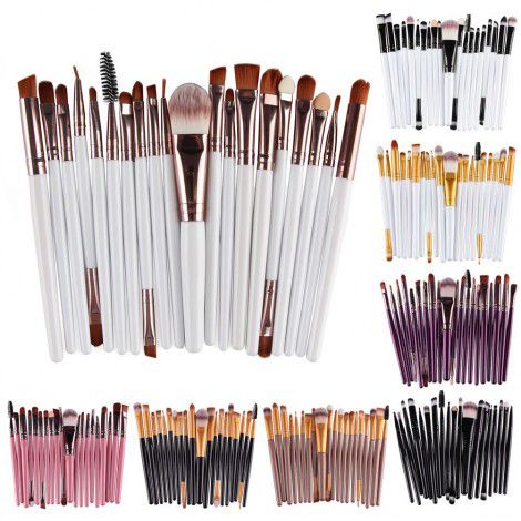 Cross border hot sale maange 20 makeup brush set makeup tools full set animal hair eye shadow brush eyebrow brush