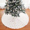Cross border new pure white Sequin Tree Skirt Snowflake Christmas Tree Skirt Christmas tree base Decoration Christmas decorations