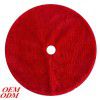 Cross border new pure white fluffy Christmas Tree Skirt ornaments holiday decorations falling water roll bundle wool Tree Skirt