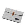 Felt computer bag, computer bag, iPad inner bag, portable Chinese notebook, light gray felt bag
