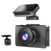 Dash cam 1080 HD 3-inch hidden car camera GPS dual recording WiFi rear view monitoring
