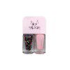 Water based bright surface sanding, non tearing, Twin Star nail polish, two sets, twin nail polish combination, can be substituted