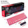 New hxsj61 key game film keyboard RGB light mini keyboard multiple shortcut key combinations factory stock