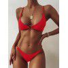  eBay express women's split swimsuit solid color sexy bikini bikini