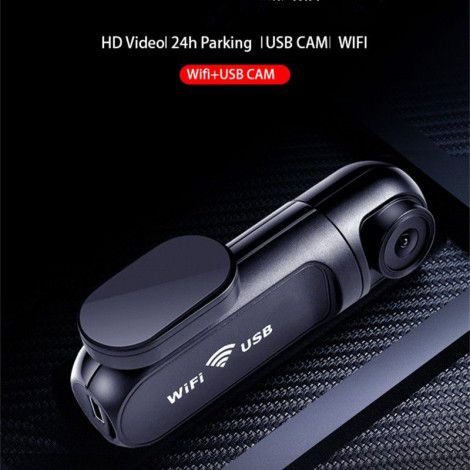 New 1080p HD night vision dash cam mobile phone WiFi connected USB hidden dash cam