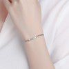 S925 sterling silver jewelry Lucky Star Bracelet female Birthday Korean version simple handmade jewelry lovers accessories factory wholesale