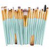 Cross border hot sale maange 20 makeup brush set makeup tools full set animal hair eye shadow brush eyebrow brush