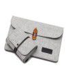 Felt computer bag, computer bag, iPad inner bag, portable Chinese notebook, light gray felt bag
