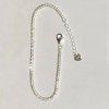 White silver ~ sparkling Italian imported flash element chain naked 925 Sterling Silver custom cool wind Necklace (female)