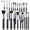 25 animal hair makeup brush sets cross-border hot selling beauty tools makeup school training institutions special brush