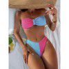 new bikini European and American swimwear sexy bikini high waist split women's swimwear