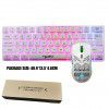 New hxsj61 key game film keyboard RGB light mini keyboard multiple shortcut key combinations factory stock