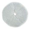Cross border new pure white fluffy Christmas Tree Skirt ornaments holiday decorations falling water roll bundle wool Tree Skirt
