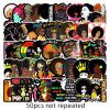 50 inspirational black girl luggage stickers bicycle scooter car waterproof decoration graffiti stickers