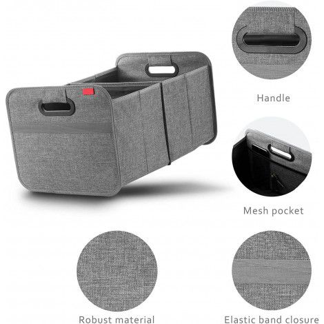 Car storage box, trunk storage box, Oxford cloth, car goods storage box, large capacity, foldable