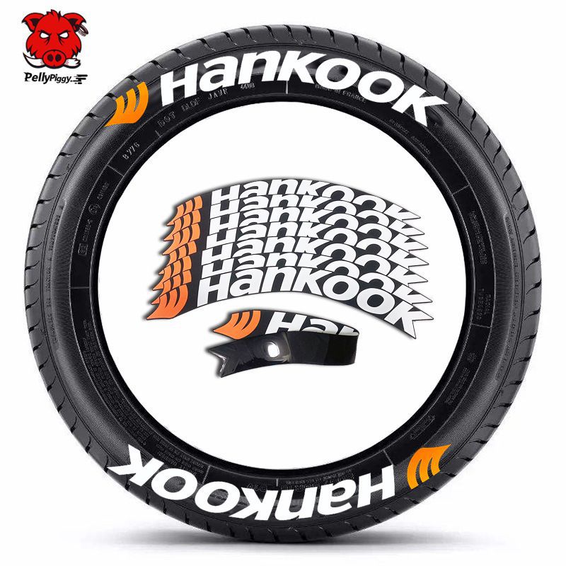 Car tire stickers le...