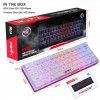 New hxsj61 key game film keyboard RGB light mini keyboard multiple shortcut key combinations factory stock