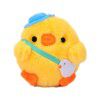 Cross border supply cute new chubby chicken plush toys doll pendant key chain manufacturer wholesale