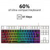 New hxsj61 key game film keyboard RGB light mini keyboard multiple shortcut key combinations factory stock