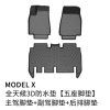 Suitable for Tesla modelx left and right rudders, waterproof and odorless TPE special car foot pad and trunk pad