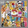 54 non repetitive drew trend cartoon stickers luggage l suitcase laptop car stickers