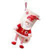 Christmas sock bag knitting three-dimensional Santa Snowman Gift Bag Christmas Eve candy socks children's Christmas gift socks