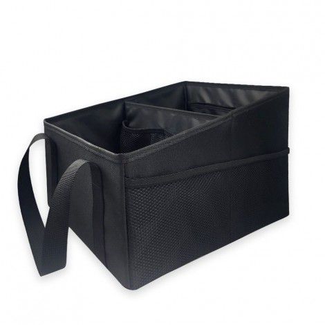 New multi compartment foldable car seat storage box