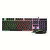 Shibadu D280 wired keyboard and mouse set, Internet cafe, Internet bar, game, waterproof medium plate, luminous key and mouse set
