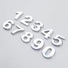 Car English letter sticker metal personality modification large DIY digital number love creative displacement tail mark