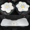 Car seat cushion: cartoon elegant flower ice silk, cool summer seat, breathable anti-skid pad, universal in all seasons
